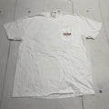 Comfort Colors Shirt Mens XL White Old Row Outdoors Lip Ripper Pocket Tee