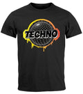 Mens T-Shirt Techno World Design Print Print Music Electronic Fashion