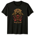 Custom Motor Ride To Live Live To Ride Mens T-Shirt Womens Tee Graphic
