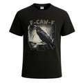 Black Crow F-Caw-F Black Bird Scary Crow Mens TShirt Gift Party Novelty Tee Top