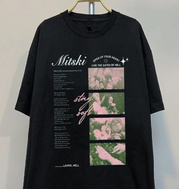 Collection Mitski Cotton Gift For Fan Black S-2345XL T-shirt