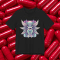 Vaporwave Aesthetic Biblically Accurate Angel Tee | Winged Bible Graphic Shirt