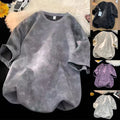 Men's Tie Dye Short Sleeve Tee Loose Casual Street Top for Urban Streetwear