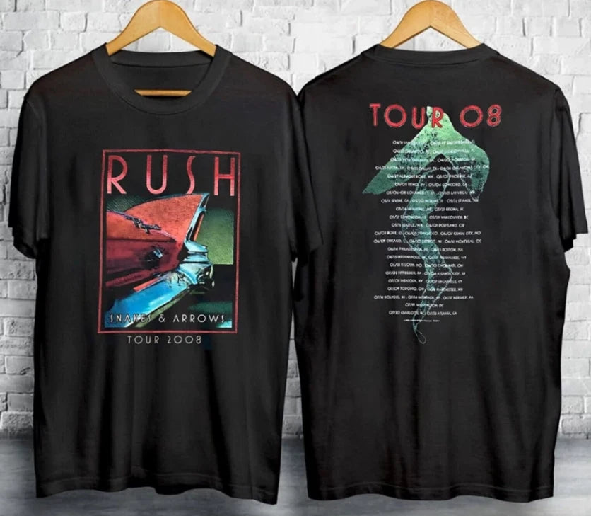Rush Snakes And Arrows World Tour 2008 T-Shirt