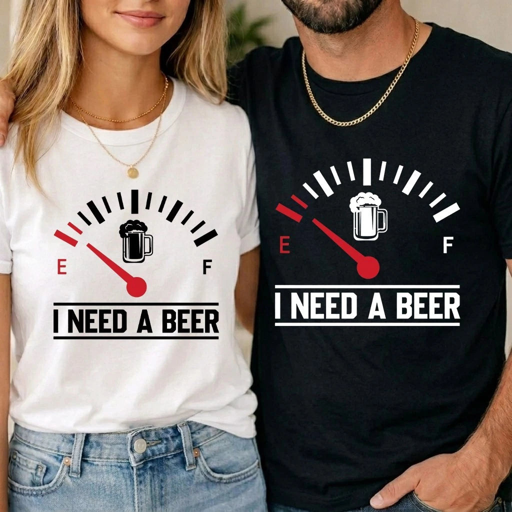 I Need A Beer Unisex T Shirt Funny Slogan Geek Nerd Novelty Car Drinking Tee