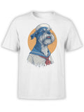 FANTUCCI Salty Seadog T-Shirt | Nautical Dog Sailor Tee | Unisex