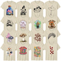 Floral Tree Of Life Adult T-Shirt Mushrooms Nature Lover Gift