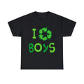 I Recycle Boys Funny Cute Graphic Tee Shirt, S-5XL