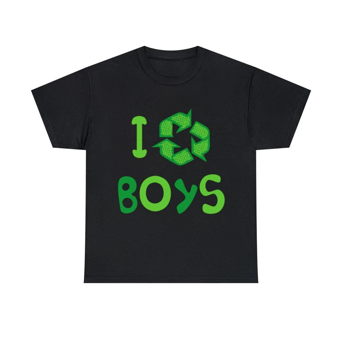 I Recycle Boys Funny Cute Graphic Tee Shirt, S-5XL