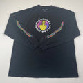 Pleasures Now Taikan Mens Black Crew Neck Longsleeve Pullover  Shirt Size Large
