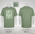 Keith Haring Graphic T Shirt Men’s XXL Green Pop Art Streetwear 42-15