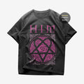 Heartagram Tee HIM Band T-Shirt Ville Valo Pink Heartagram Gothic Rock Music Tee