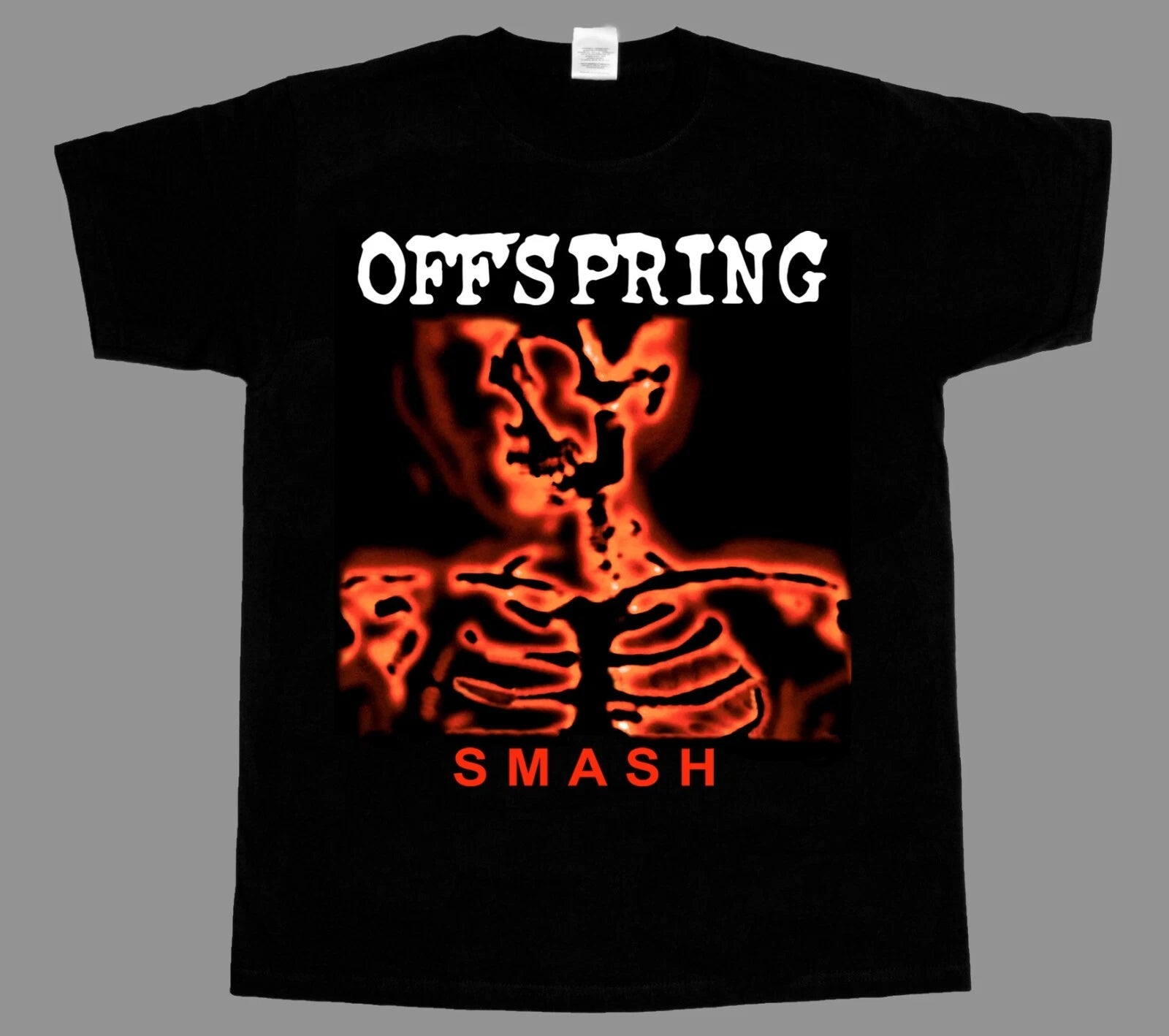 THE OFFSPRING SMASH NEW BLACK SHORT/LONG SLEEVE T-SHIRT 345XL