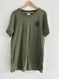 Last Kings Mens Green Short Sleeve Tshirt Logo Size Large aus