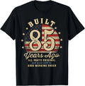 Built 85 Years Ago Funny 85th Birthday USA Flag T-Shirt unisex T-Shirt