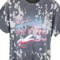 Miami T Shirt Mens Size Large Gray Coastal Metropolis Sports Car OVERSIZED Fit