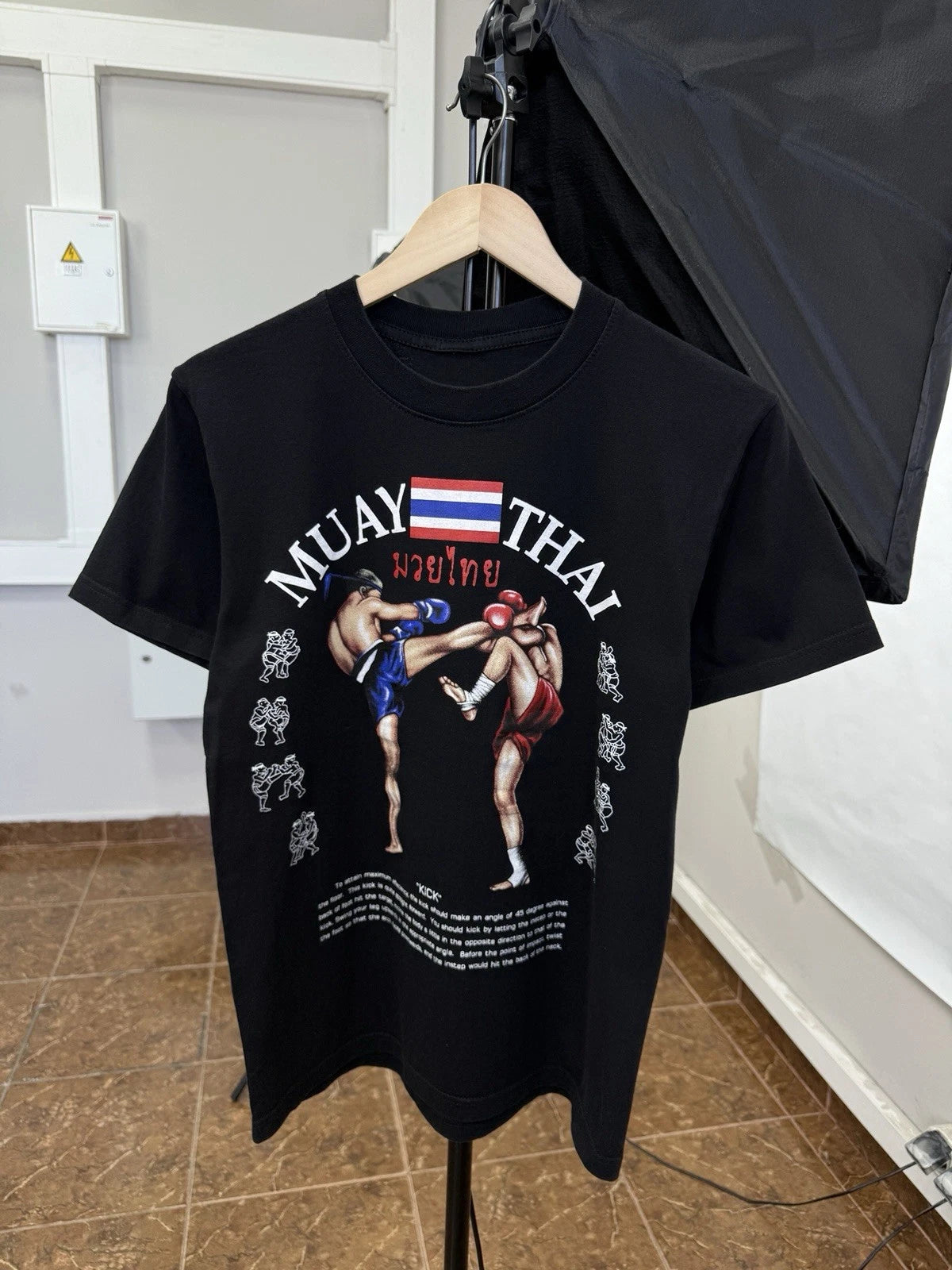 🇹🇭 Vintage 90s Muay Thai Boxing Kickboxing T-Shirt Rare Retro Size M