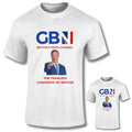 GB News T Shirt Farage GBN Channel Personalised Fearless Britain British S-5XL