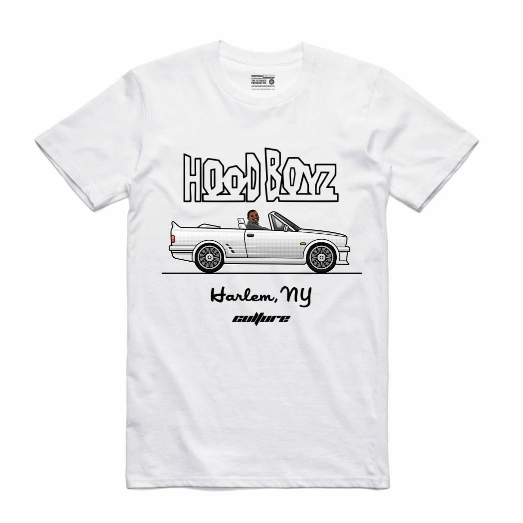 Streetwear on Demand CULTURE PAID IN FULL HOOD BOYZ WHITE Tee Shirt SMALL-3XLRGE
