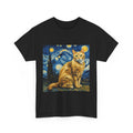 Van Gogh Cat Shirt | Van Gogh Starry Night Cat Shirt | Vintage Black Cat Shirt S