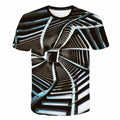 Cool Vertigo Hypnotic Casual Women Men T-Shirt 3D Print Short Sleeve Tee Tops