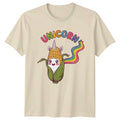 Unicorn T-Shirt Kawaii Corn Fantasy Food Birthday Gift For Him And Her