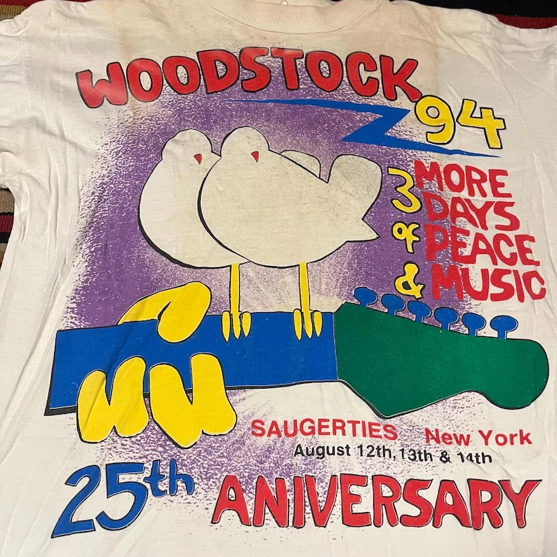 Vintage 90s WOODSTOCK 94 Concert t-shirt