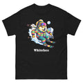 Whiteface Doge Skiing Funny Ski Skier Dog Meme Cute Shirt T-Shirt