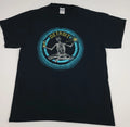 Vintage Y2k Skeleton Spirit Detroit Statue Print T Shirt Vtg Michigan MI City