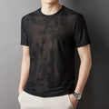 New Men Luxury Dragon Printed Fashion T-Shirt High Quality 4 Colors