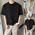 Fashion Streetwear For Outdoor Activities Men Linen T-shirt Summer Casual Shirt