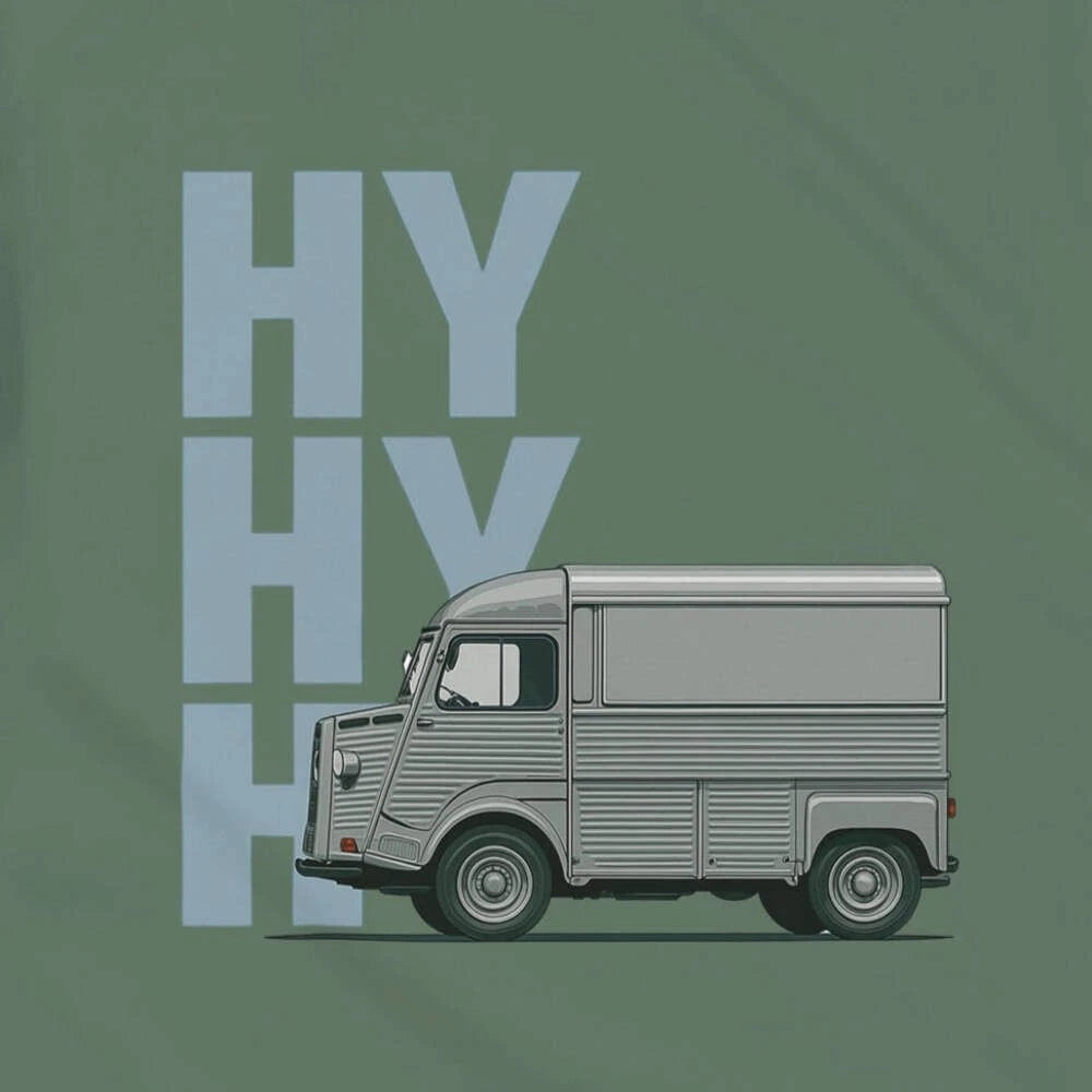 For Fans of the Citroën HY Classic French Van Automotive Graphic T‑Shirt