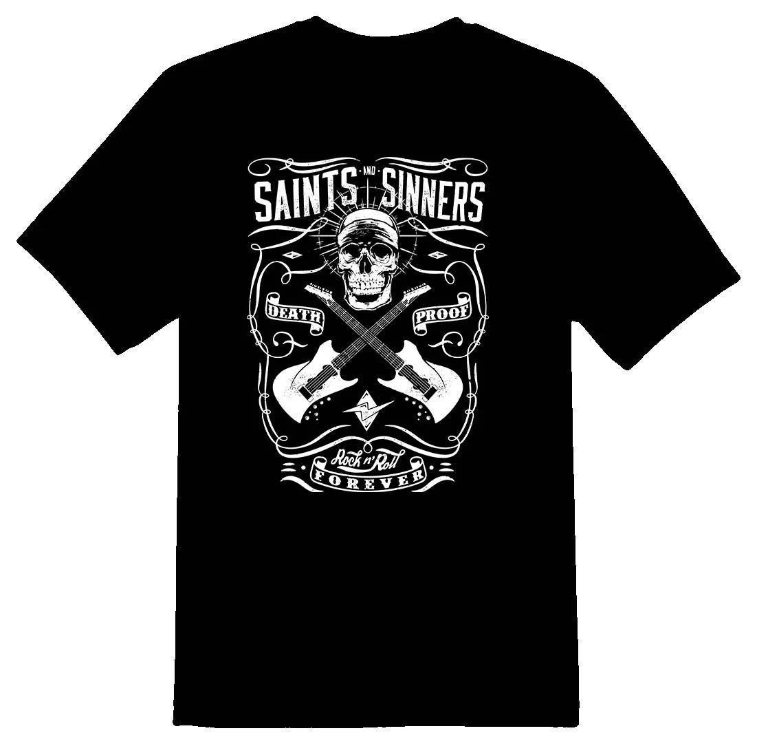 Death proof 2 Saints & sinners black or white Tee