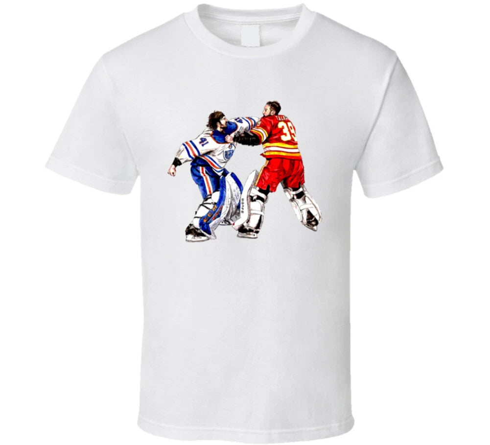 Cam Talbot Mike Smith Fight Battle Of Alberta T Shirt