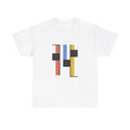 Modern Tricolor Design Unisex Heavy Cotton Tee