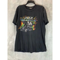 BOOHOOMAN Men's Black Oversized Man Official Car Graphic Crewneck T-Shirt SZ M