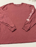 Carhartt Pocket T-Shirt Men XL Work Long Sleeve Minimal Basic Cotton Blend Pink