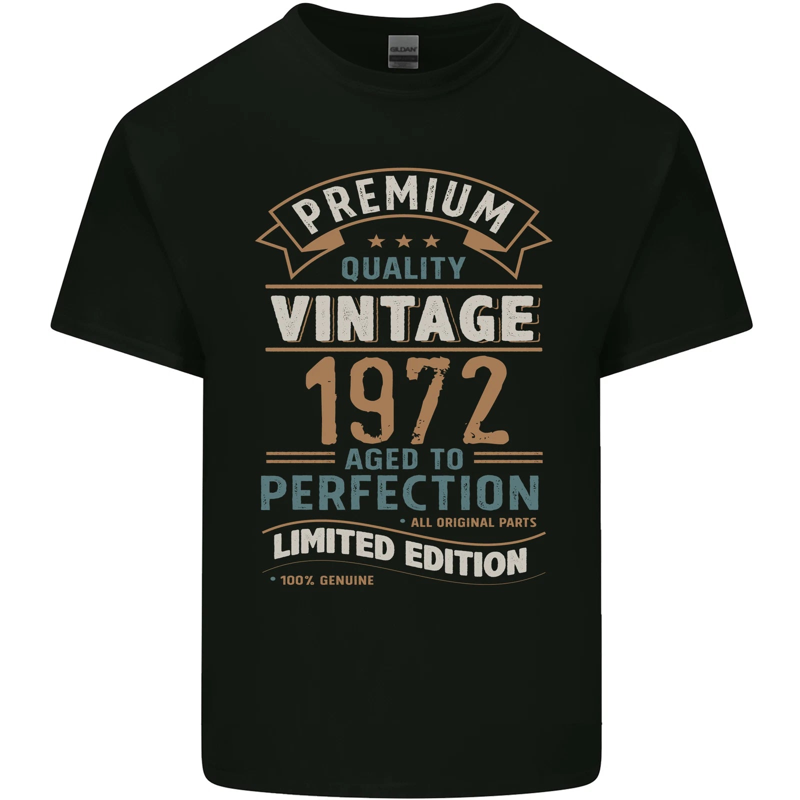 Premium Vintage 54th Birthday 1972 Mens Light Cotton T-Shirt