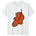 Simple Orange Oak Leaf T-Shirt Oak Leaf Nature Autumn Gift For Him And Her