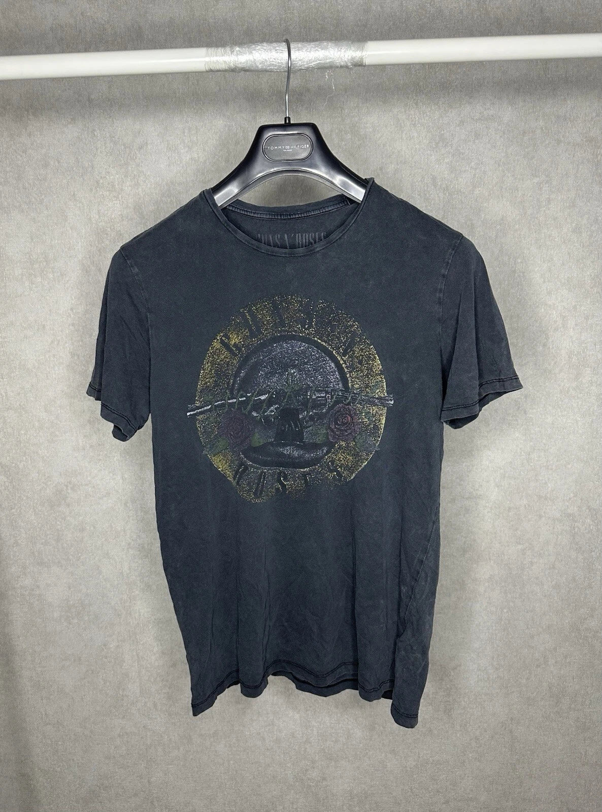 Guns N Roses Band T Shirt Y2K Size M Mens Black