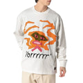 Levi's Men Oversized T-Shirt White Relaxed Fit Long Sleeve Cotton Blend