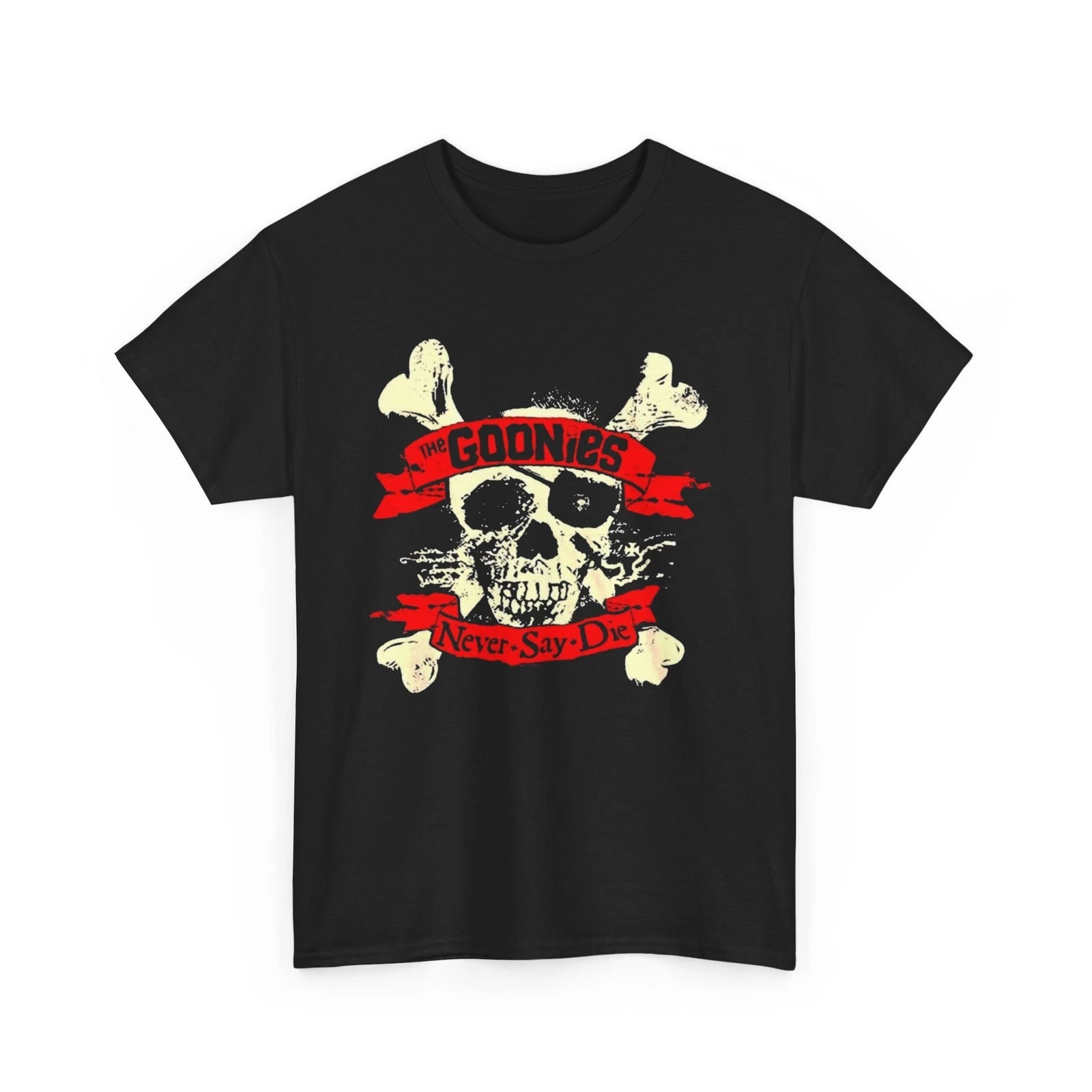 Goonies Never say die T-Shirt, Movie Quote, Retro Tee, 80s Film Shirt