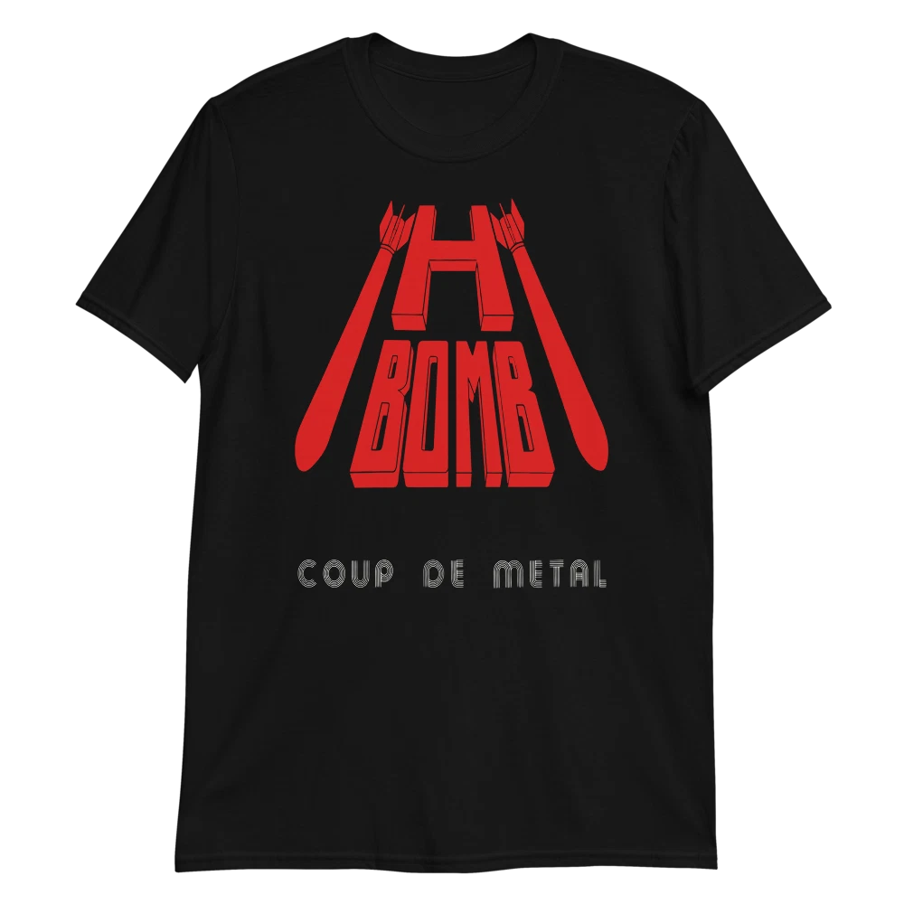 H-BOMB shirt HEAVY METAL NWOBHM FRENCH METAL 80s vintage