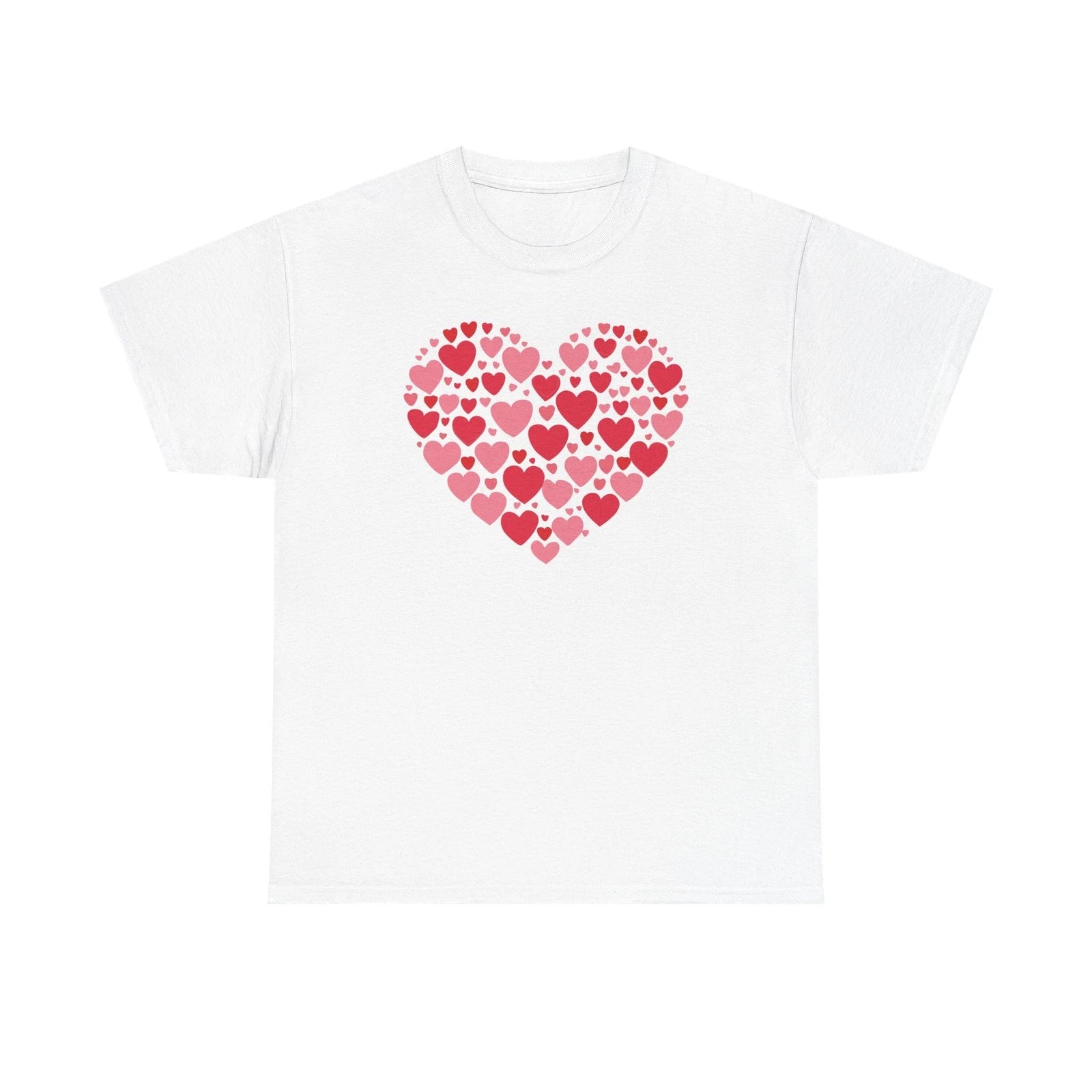 Love Hearts - Cute Colourful Graphic Gildan Cotton Tee