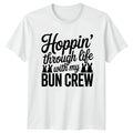 Hoppin Through Life With My Womens T-Shirt Rabbits Pets Birthday Gift For Her