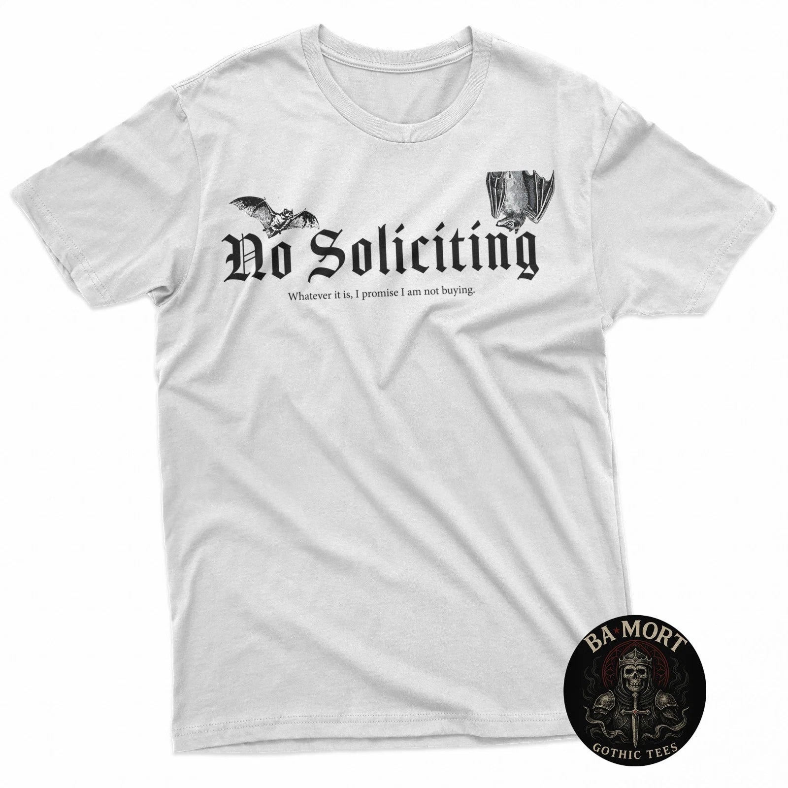 No Soliciting Vintage Bats T-Shirt