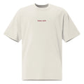 Oversized faded t-shirt team cafe