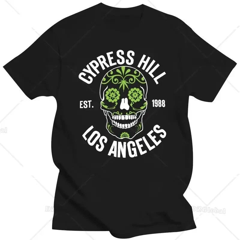 Unisex Cypress Hill Premium Cotton Black T-Shirt