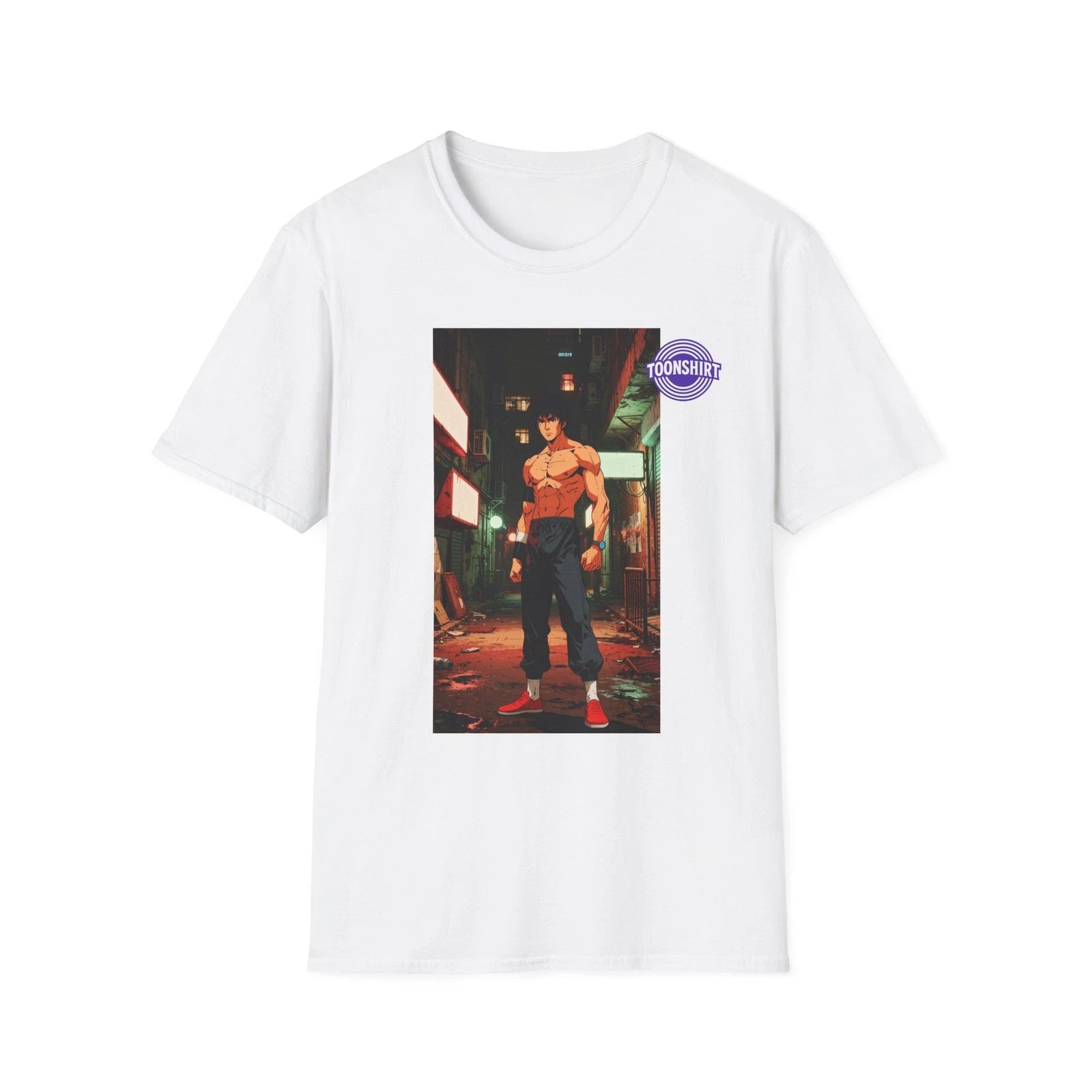Urban Warrior Anime Graphic T-Shirt