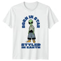 Born In Star Styled In T-Shirt Urban Streetwear Sci-Fi Birthday Gift